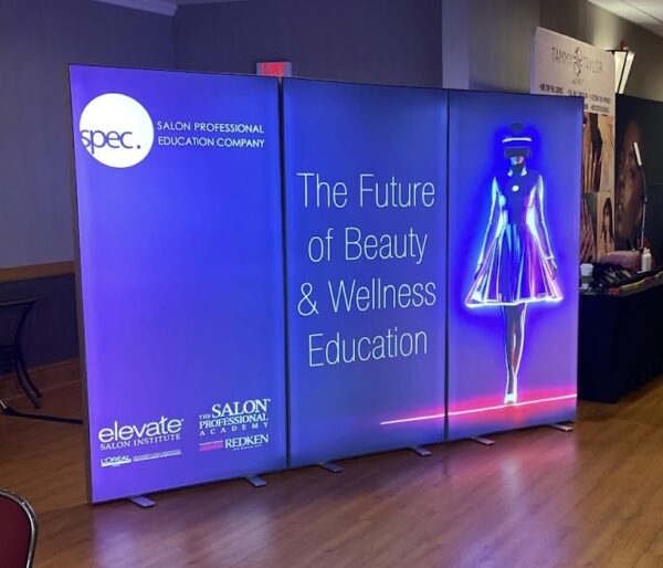 3 panel light box display poster v3