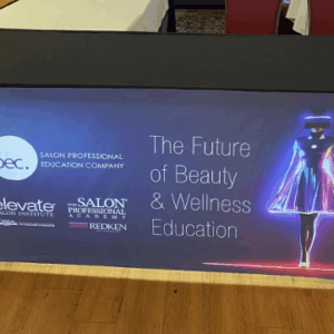 backlit fitted 6’ table throw